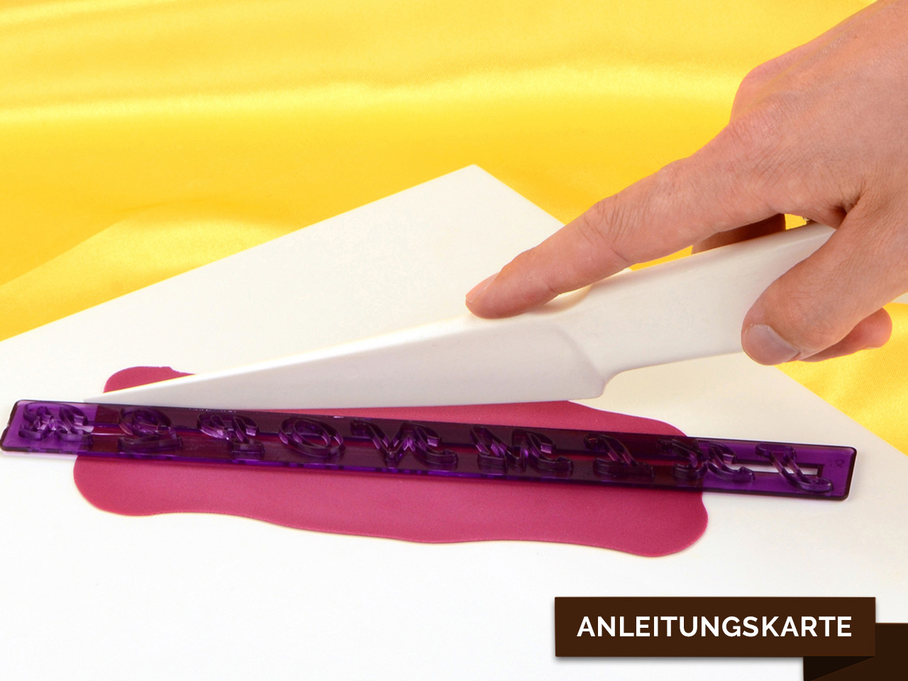 buchstaben aus modelliermasse herstellen