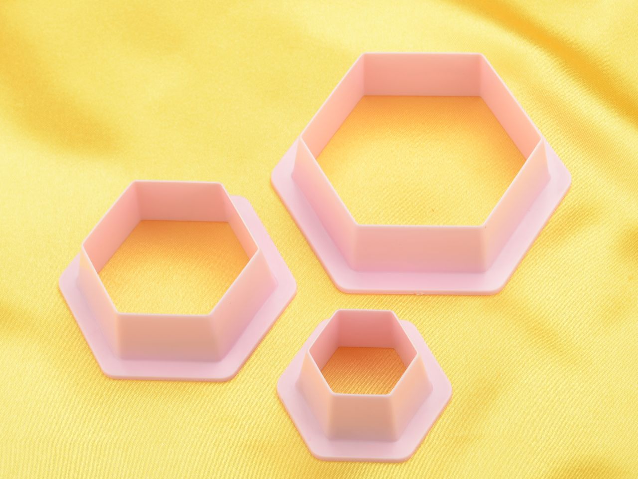ausstecherset hexagon 3er
