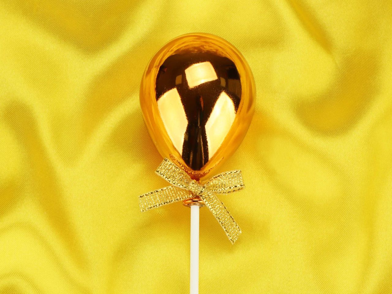 cake topper ballon gold 3d
