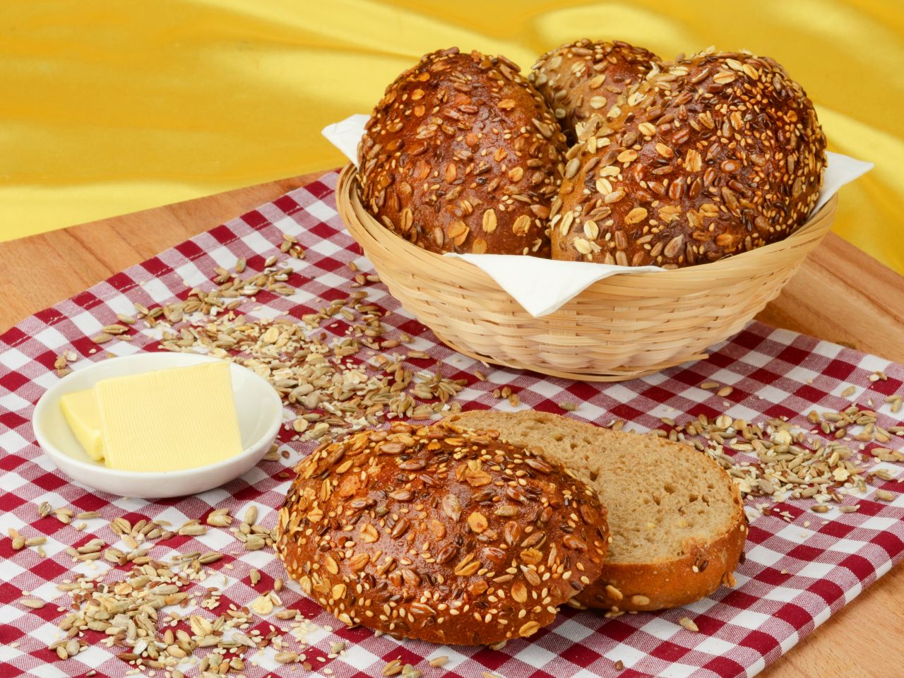 backmischung multi korn broetchen 600g