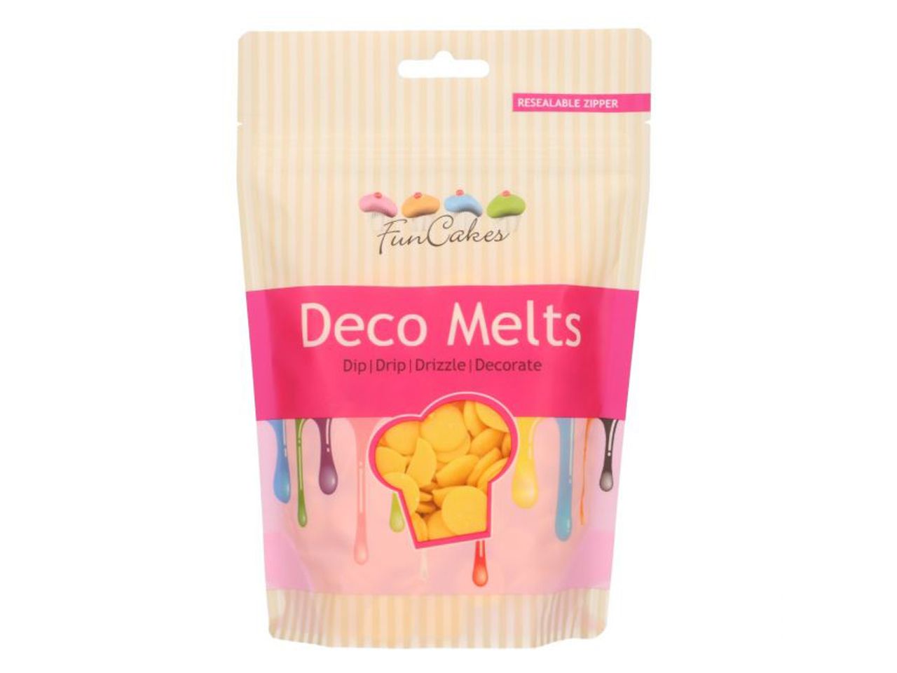 funcakes deco melts yellow 250g